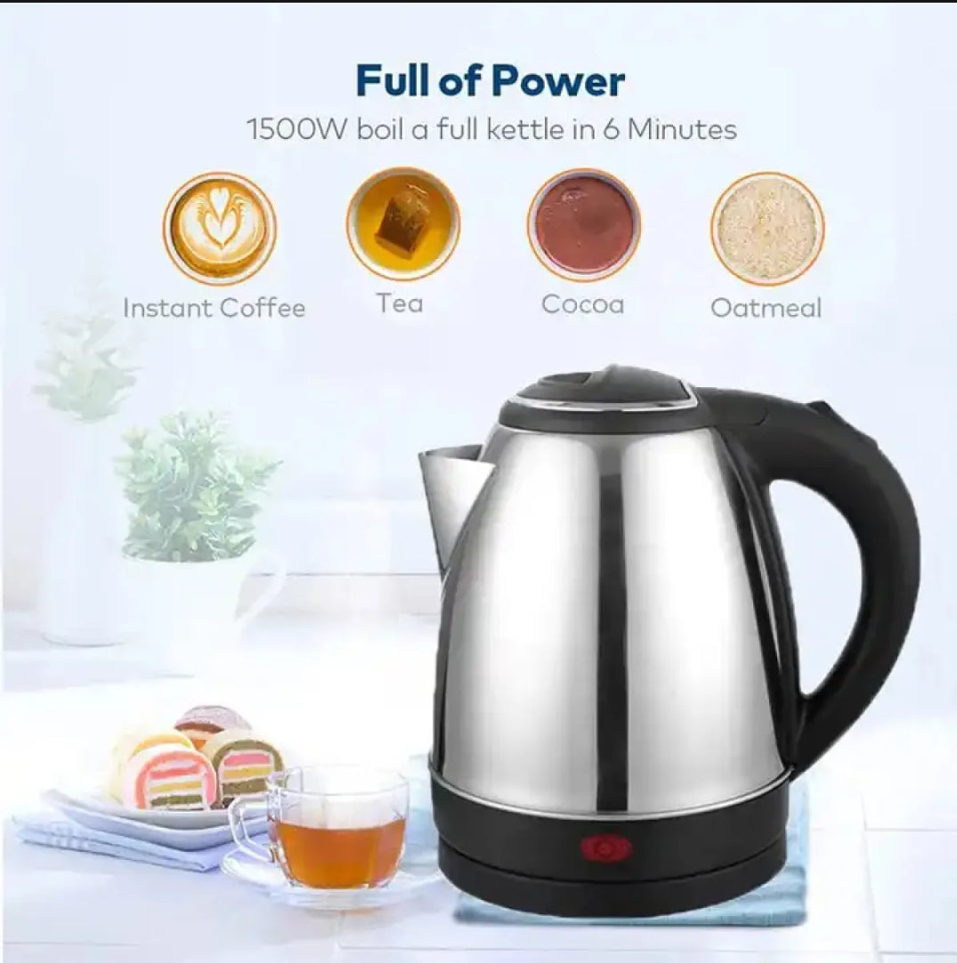 Premium Electric Kettle with Stainless Steel Body & Automatic Switch Function - 2.0L - Soft Trust