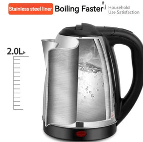 Premium Electric Kettle with Stainless Steel Body & Automatic Switch Function - 2.0L - Soft Trust