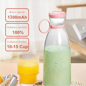 Portable Mini Juicer Machine with 6 Blades - Soft Trust